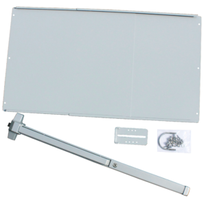 The DAC Industries Standard Panic Bar Kit is a durable product that allows for reliable installation.
