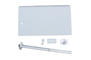 The DAC Industries Deluxe Exit Bar Kit makes for an easy installation and a trustworthy solution to your panic hardware needs.